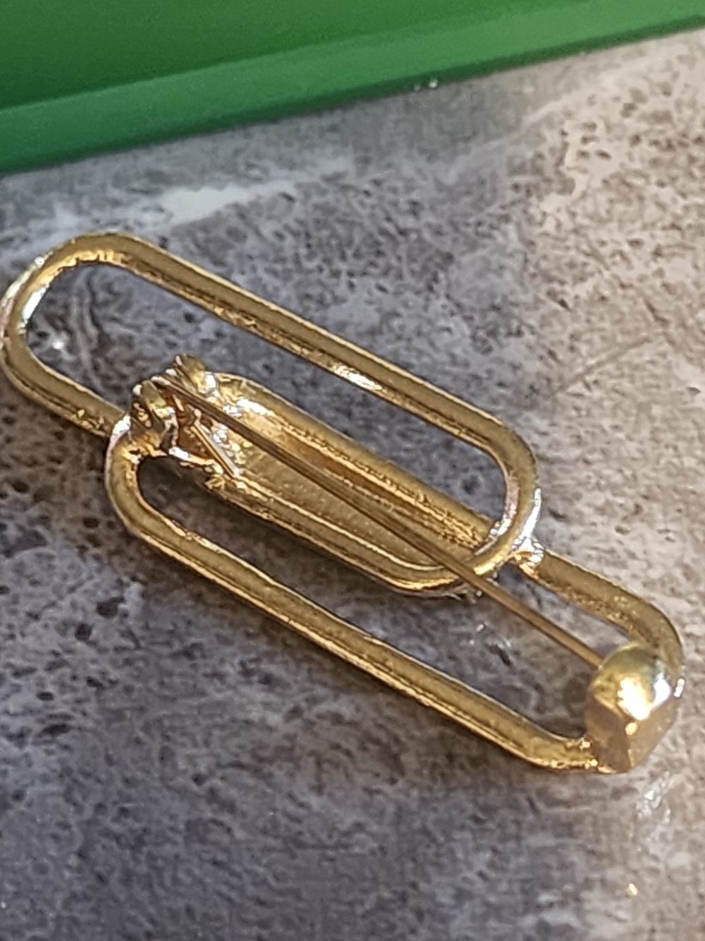 Gold-Tone Rhinestone Brooch Pin - Picture 4 of 4